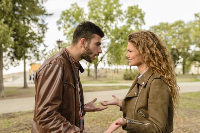 arguing couple